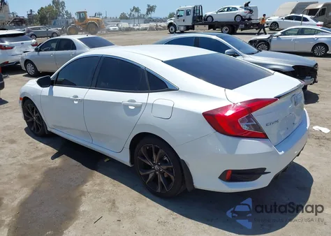 2020 Honda Civic Sport from USA, damaged, VIN 19XFC2F82LE007411